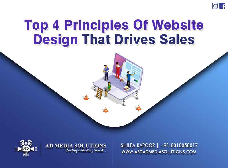 Top 4 principles of websites design that drives sales